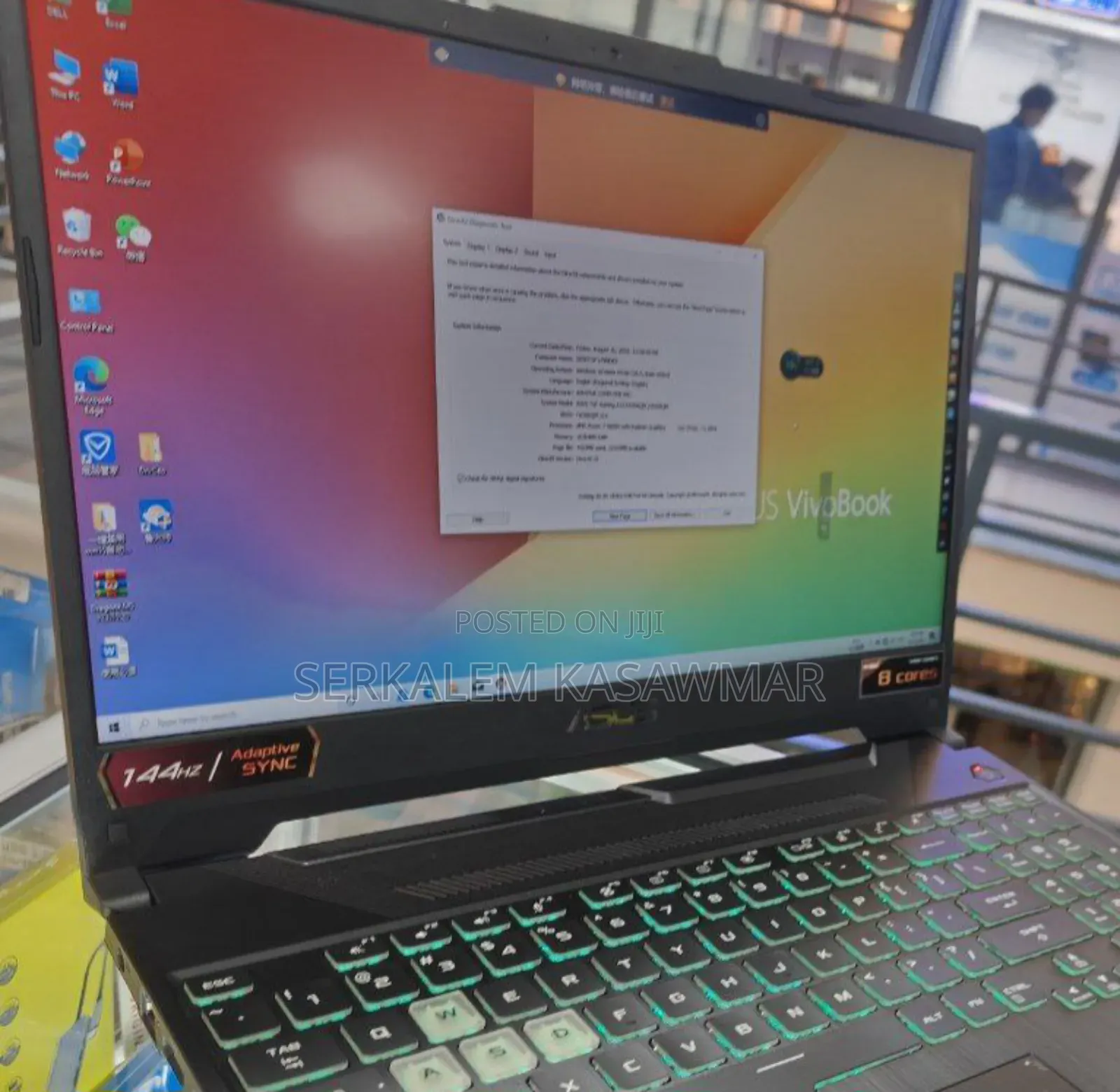 New Laptop Asus TUF Gaming A15 16GB AMD Ryzen 7 SSD 512GB