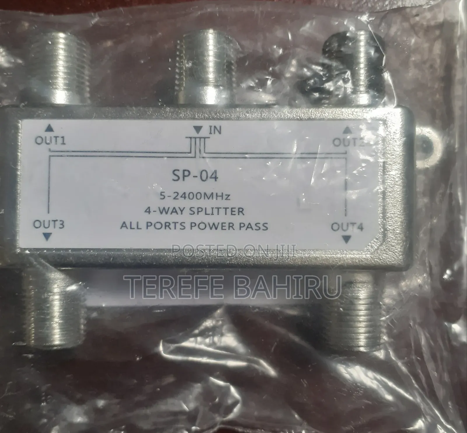 Cat Tv Signal Splitter 4-Way