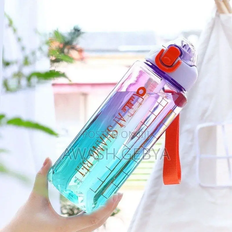 Water Bottle With Time Marker