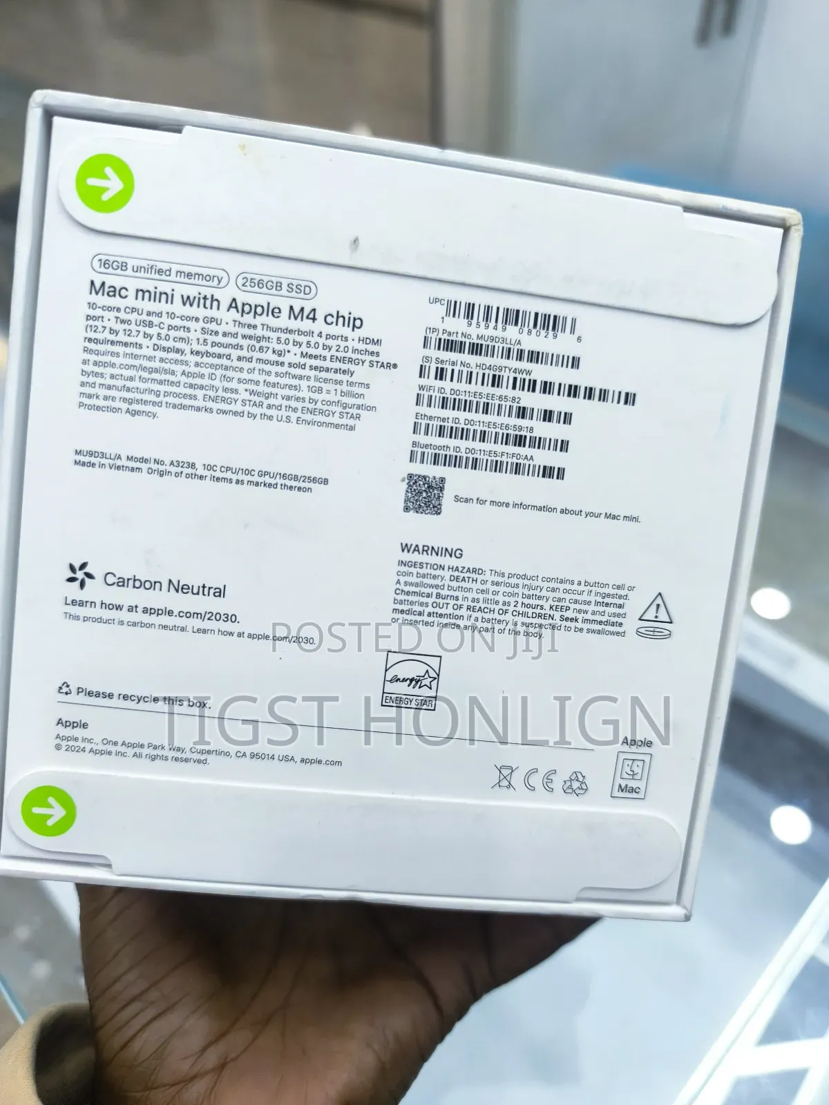 New Desktop Computer Apple Mac Mini M4 Pro 16GB Apple M4 SSD 256GB