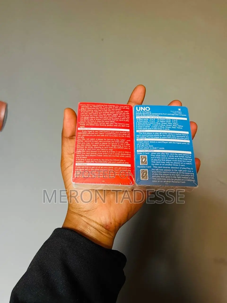 Uno ኡኖ Laminated Card Game Price 2200 Call