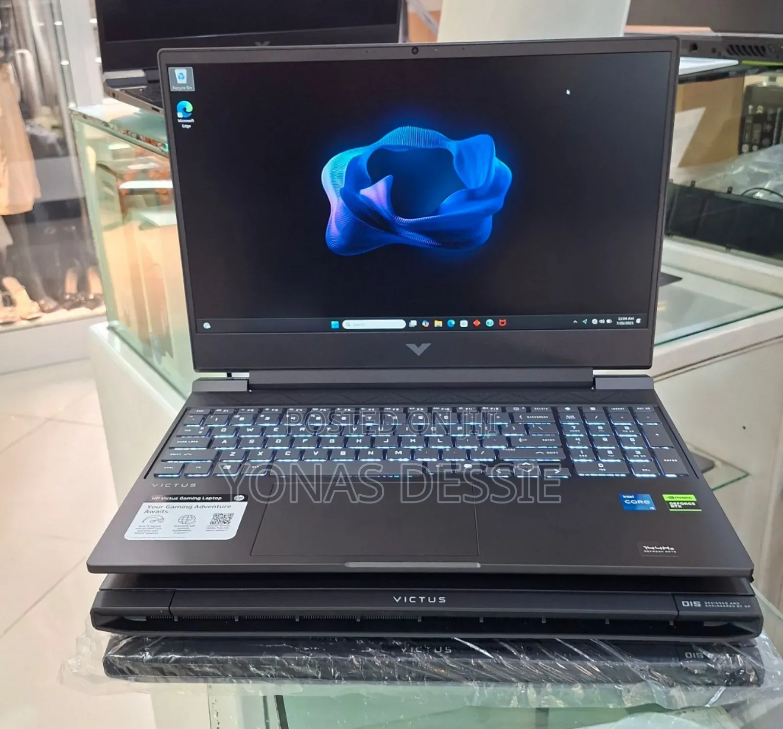 New Laptop HP Victus 15 16GB Intel Core I5 SSD 512GB