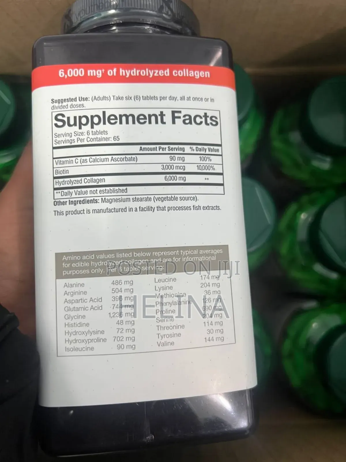 Youtheory Collagen Type 1,2 3 + Biotin: Original From Usa