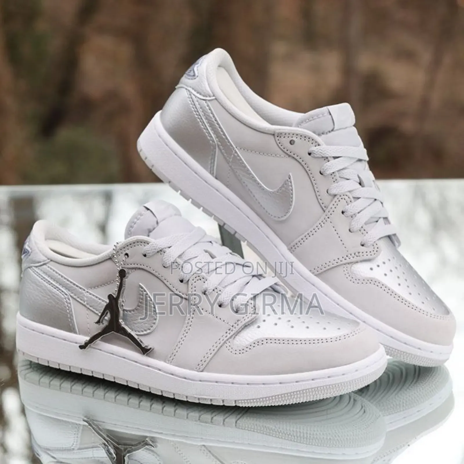 Air Jordan 1 Low Metalic Silver