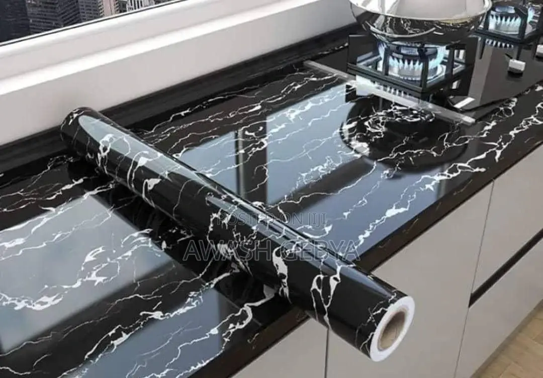 Kitchen Decorative Marble Contact Paper