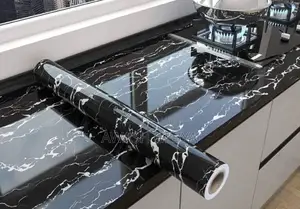 Photo - Kitchen Decorative Marble Contact Paper