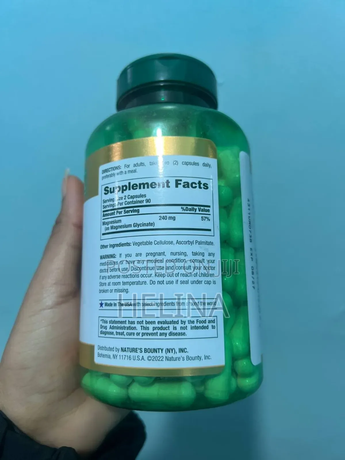 እንቅልፍ ለሚያስቸግራቹ በጠቅላላ የmagnesium Glycinate ሰኘሊመንት አስገብተንላቹዋል