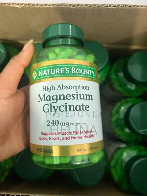 Photo - Magnesium Glycinate 240mg 180 Capsules Original From Usa