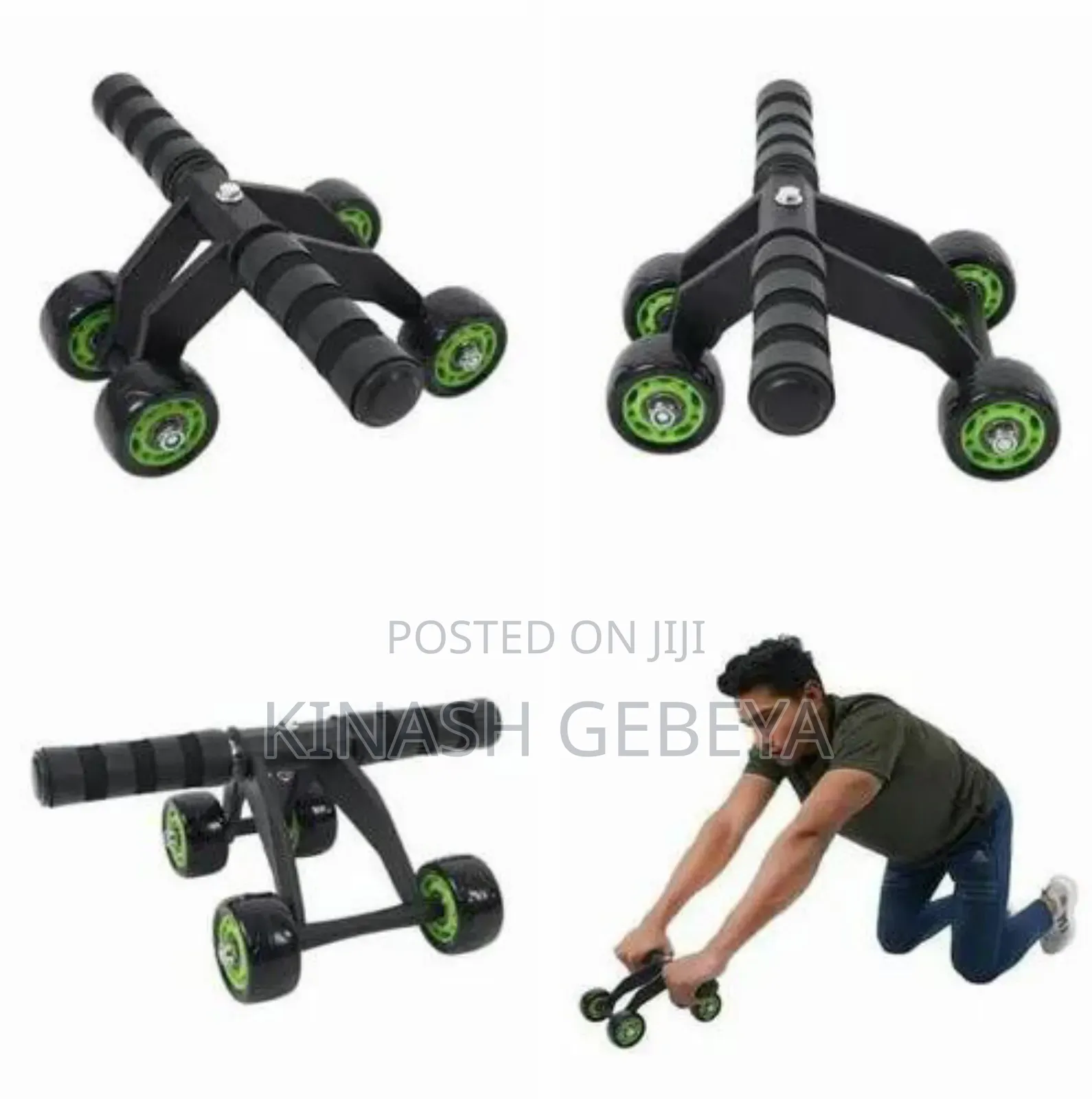 Techoworld 4 Wheel Fitness Roller