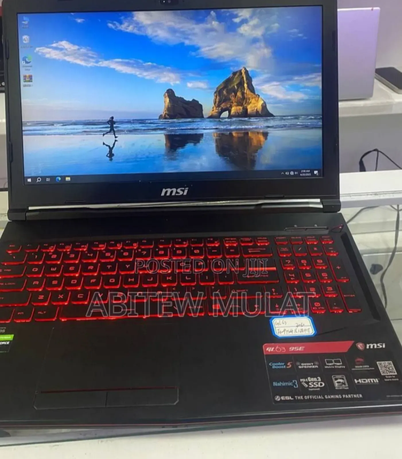 New Laptop MSI GF63 16GB Intel Core I7 SSD 512GB