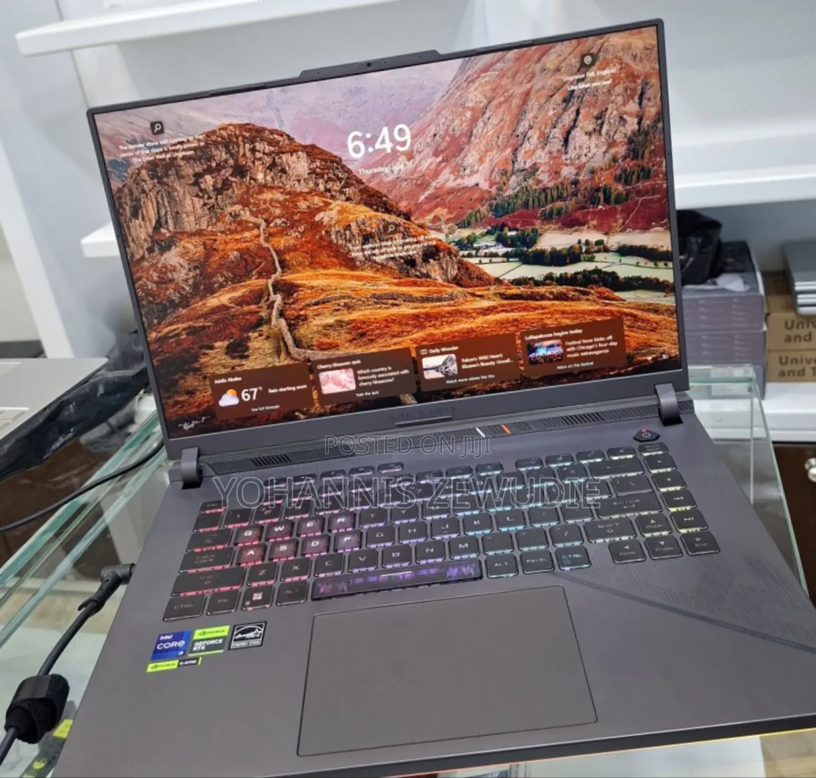 New Laptop Asus ROG Strix G16 G614 32GB Intel Core I9 SSD 1T