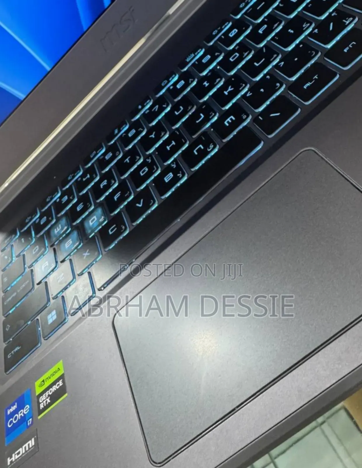 New Laptop MSI 16GB Intel Core I7 SSD 512GB