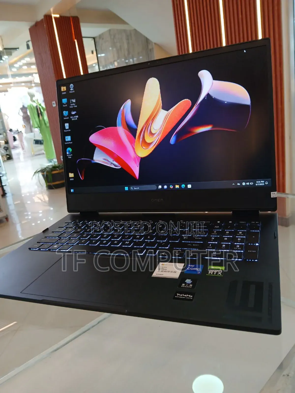 New Laptop HP Omen 16 16GB Intel Core I7 SSD 512GB