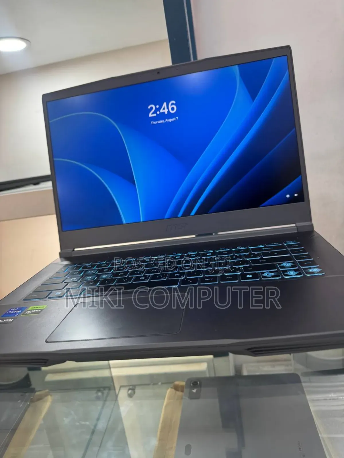 New Laptop MSI GF63 16GB Intel Core I7 SSD 512GB