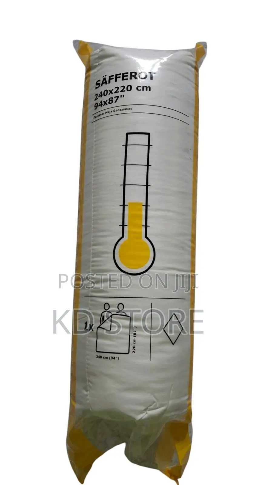 Ikea Safferot Duvet 240 by 220 Cm 
Made in India