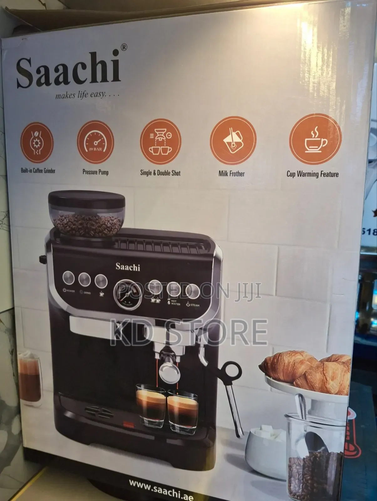Saachi 19-Bar Coffee Maker