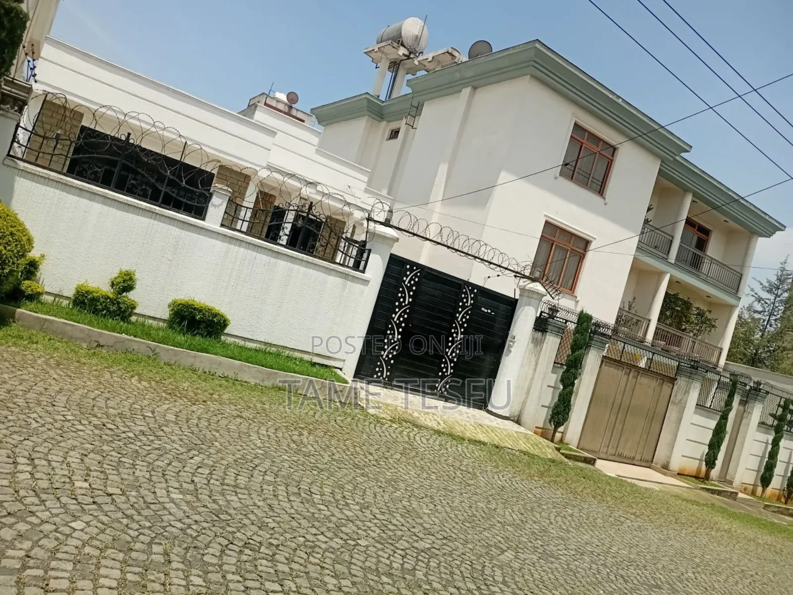 Furnished 4bdrm Villa in Wosene Hill Side, Yeka for sale