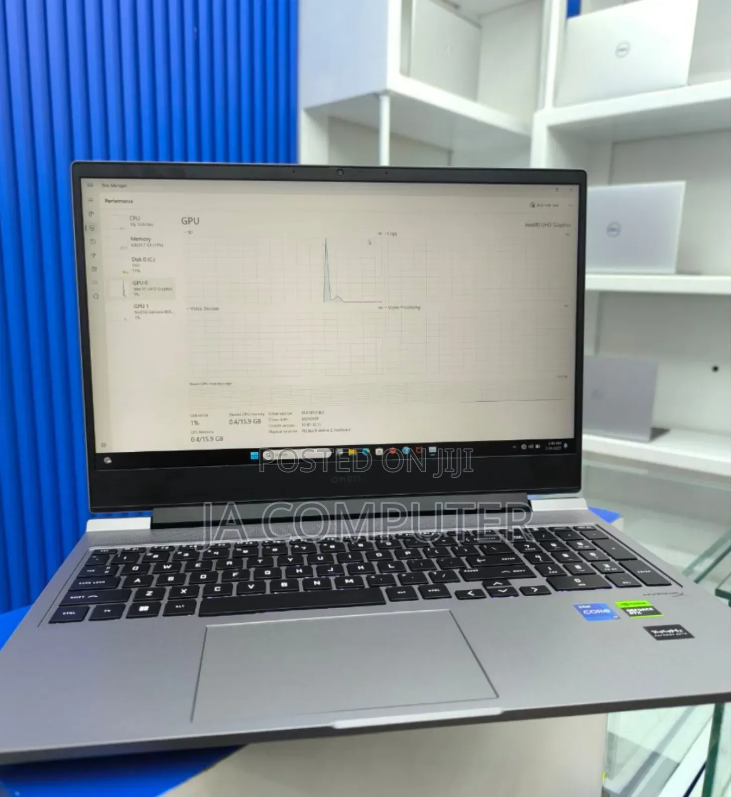 New Laptop HP Omen 17 32GB Intel Core I7 SSD 1T