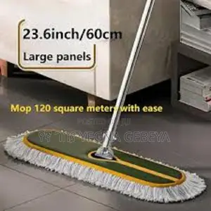 Heavy-Duty Mop With Reusable Head