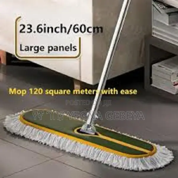Heavy-Duty Mop With Reusable Head