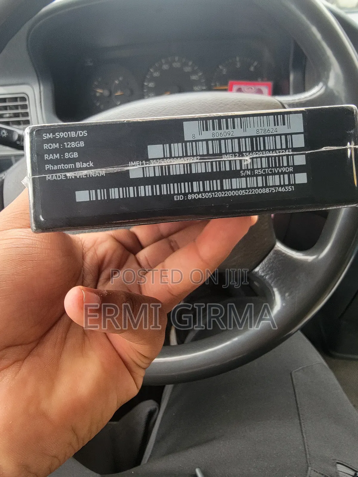 New Samsung Galaxy S22 5G 128 GB Black