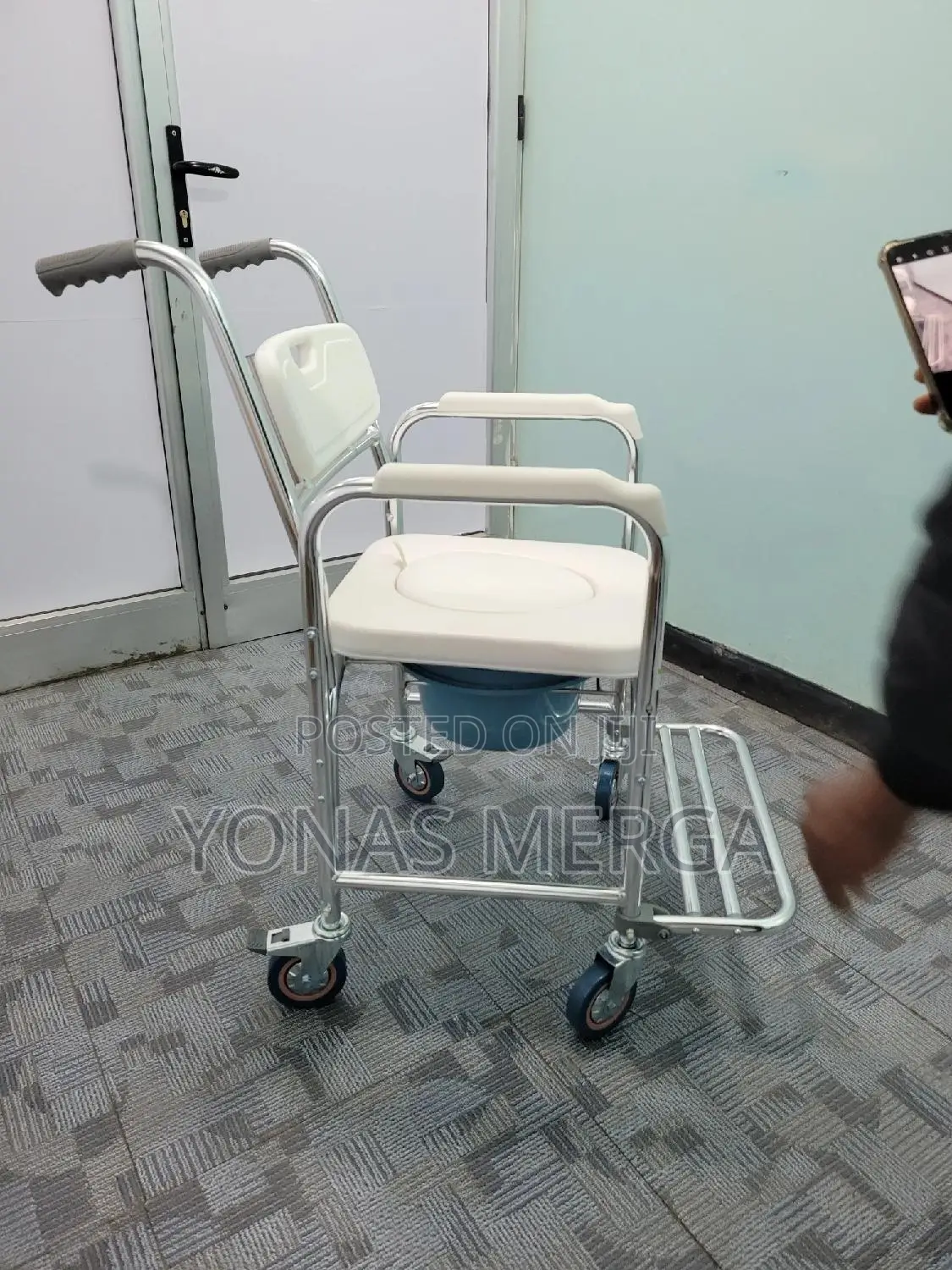 Multiple Uses _ Medical Bedside Commode Works//Toilet Chair