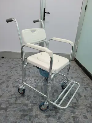 Photo - Rolling Commode/All 4 Wheels Chair古太toilet Chair| Pot Chair