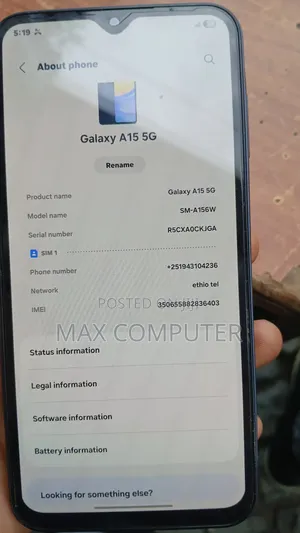 Photo - Samsung Galaxy A15 128 GB Blue