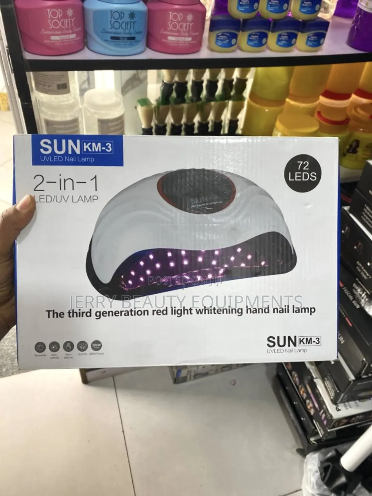 Sun Nail Lamp የጥፍር ማድረቂያ ማሽን