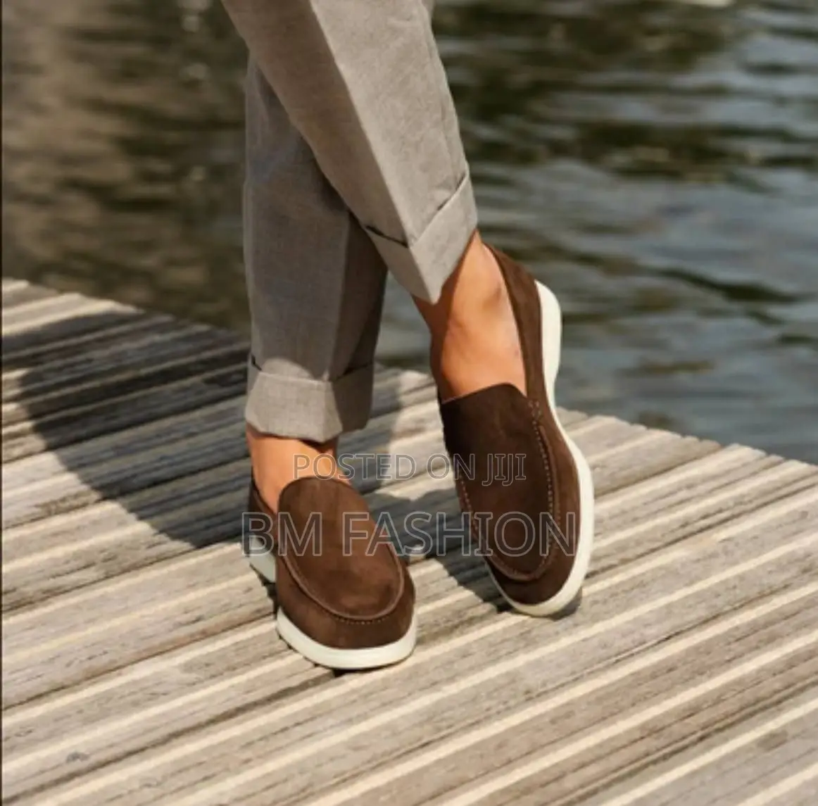 Lora Piana Roadster Sophisticated Dark Navy Suede Loafers