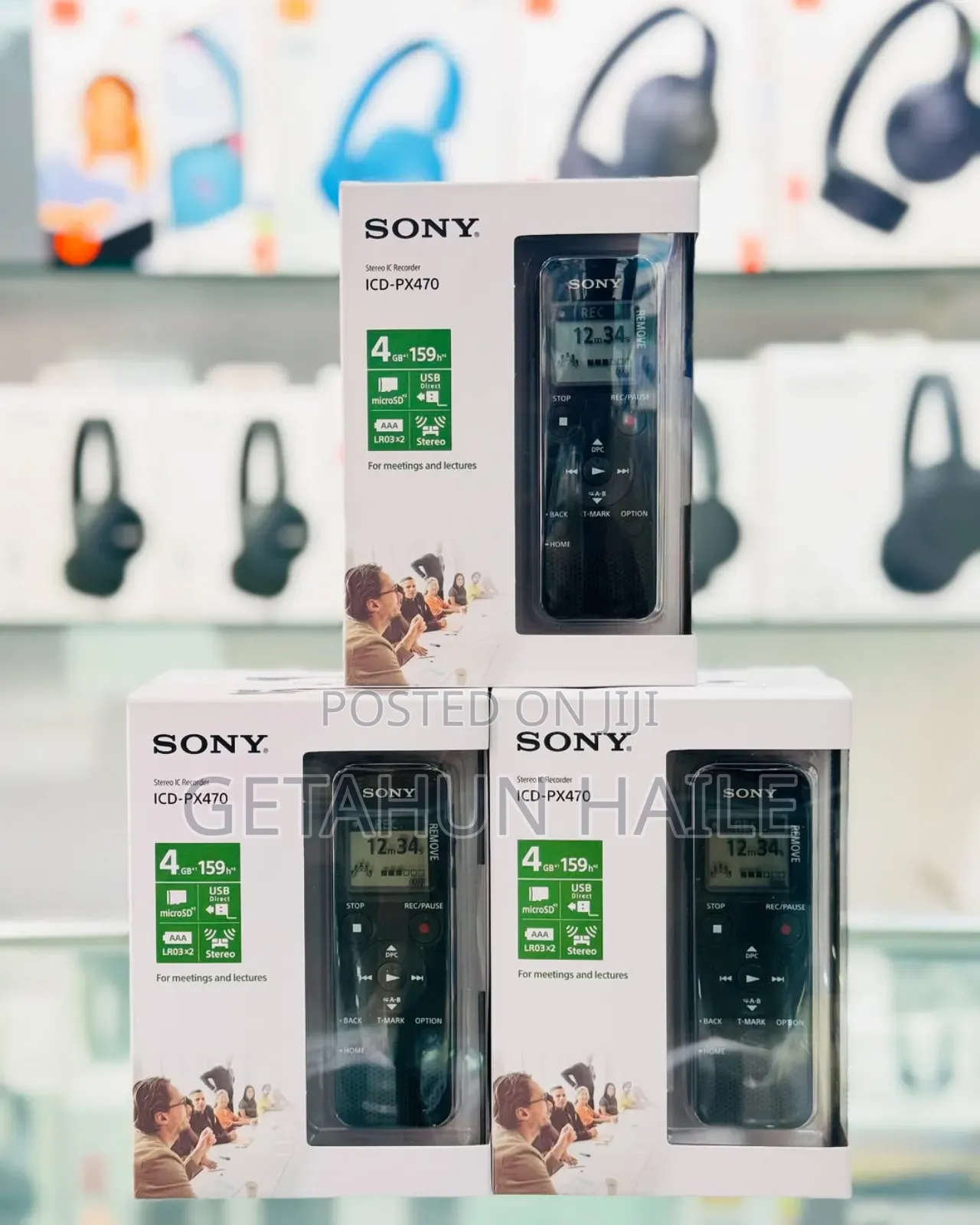 Sony Icd-Px470 Stereo Digital Voice Recorder