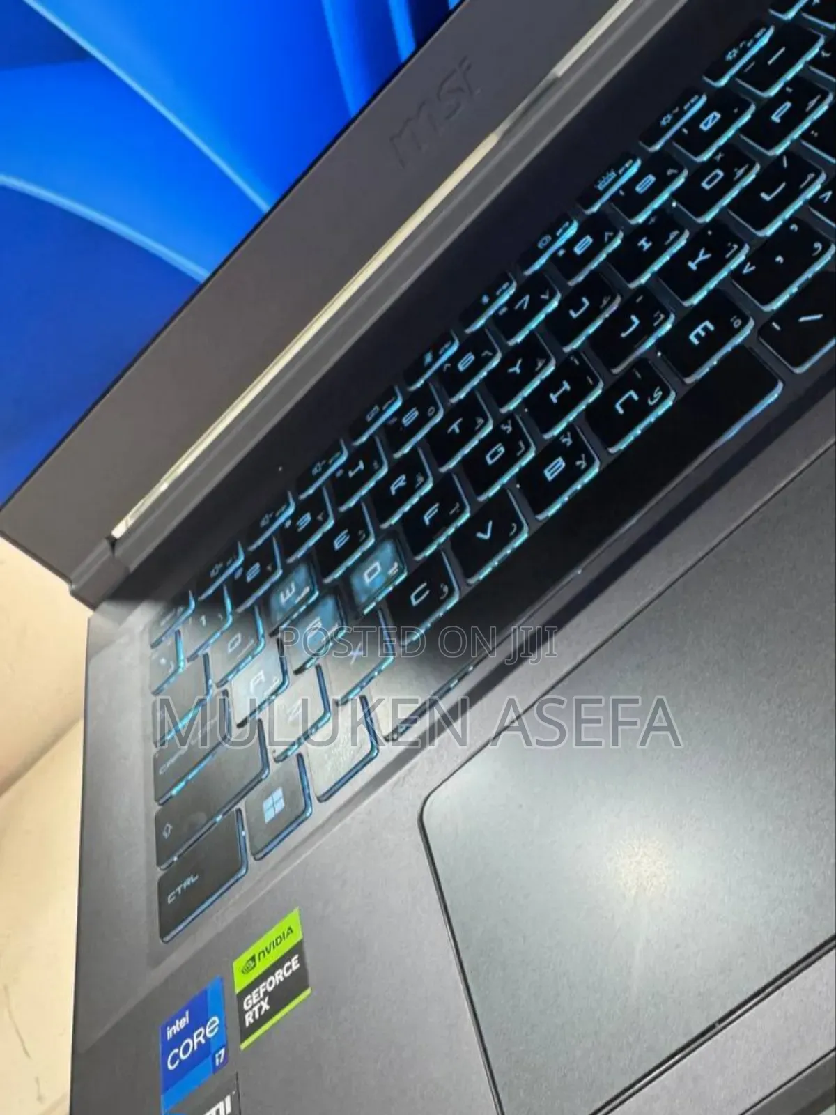 New Laptop MSI GF63 16GB Intel Core I7 SSD 512GB