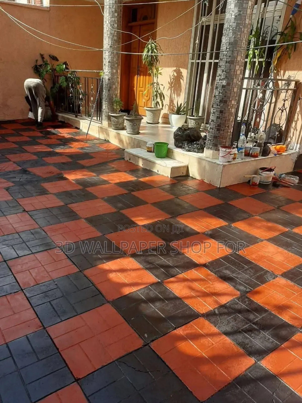 የቴራዞ ቀለም ቅብና ቀለሙን ሽይጭ