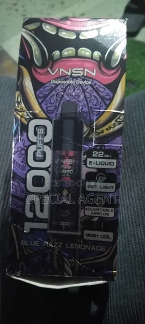 VNSN 12000puff በ Steka 1500×10 Flevor Blue Razz