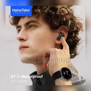 Hainoteko St-7 Smartwatch With Earbuds