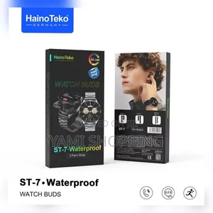 Hainoteko St-7 Smartwatch With Earbuds