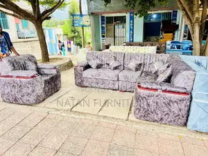 Sofa Full Set L-Shaped Corner Sofa Made of Wooden Material