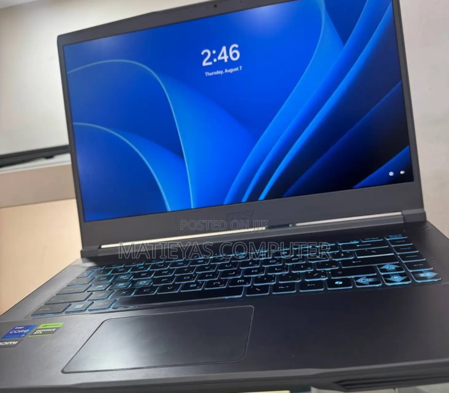 New Laptop MSI 16GB Intel Core I7 SSD 512GB