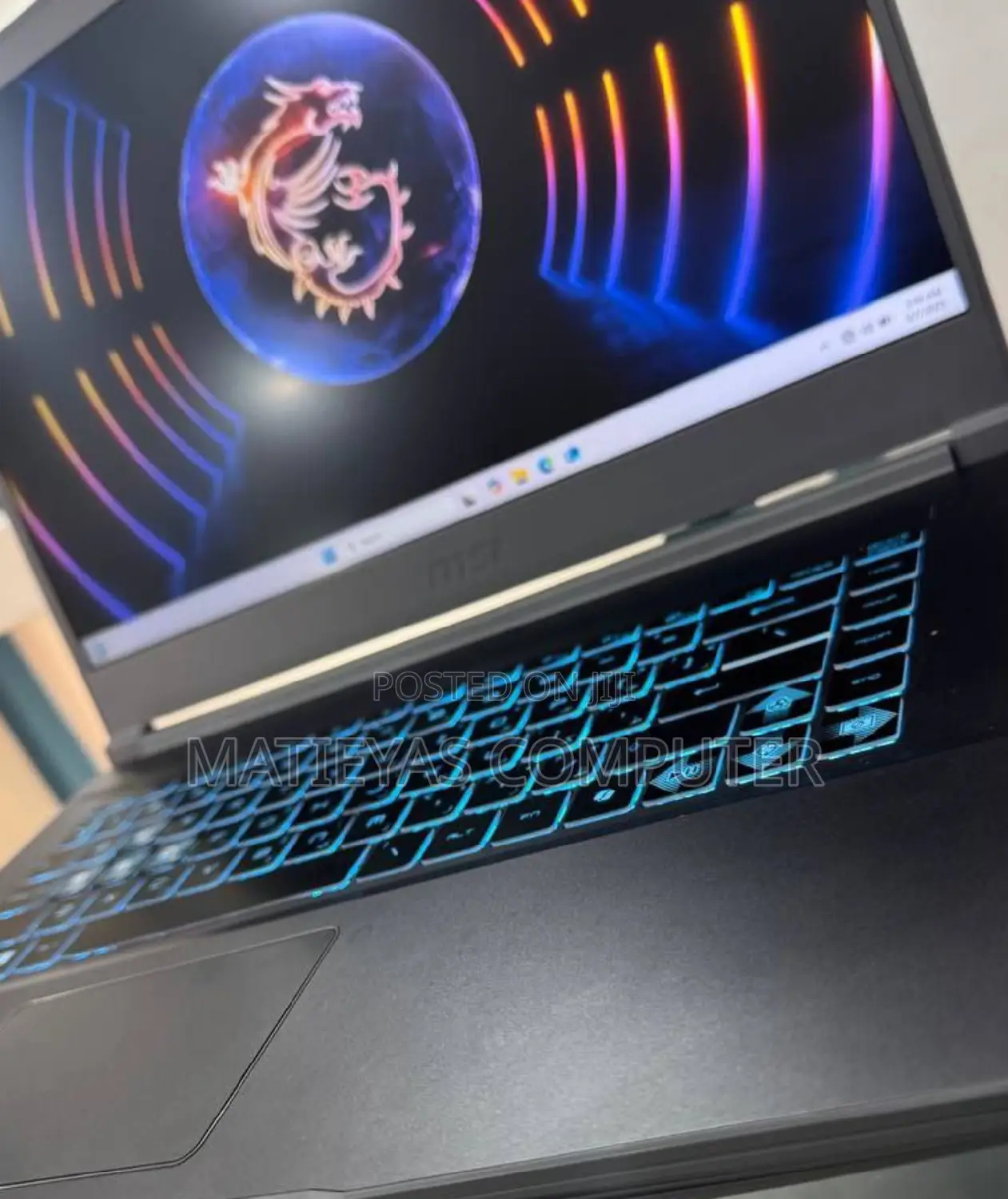 New Laptop MSI 16GB Intel Core I7 SSD 512GB