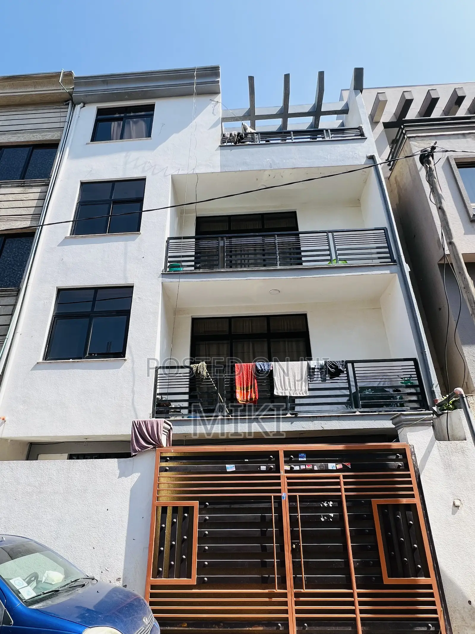 Furnished 5bdrm Townhouse/Terrace in Haile Garment, Nifas Silk-Lafto