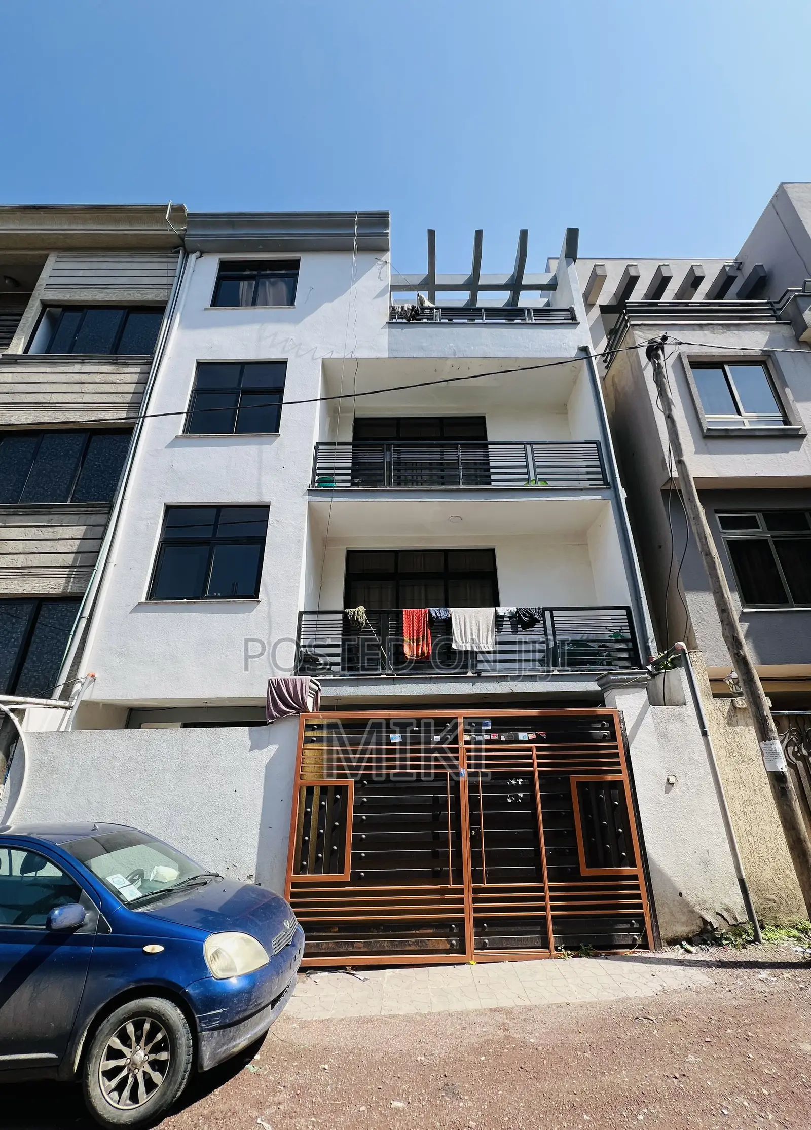 Furnished 5bdrm Townhouse/Terrace in Haile Garment, Nifas Silk-Lafto