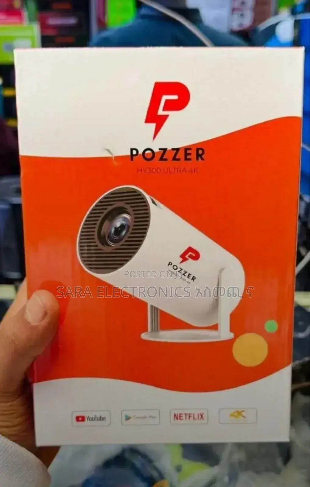 ➾Pozzer Ultra Mini Projector ◈Free Delivery ◈ Price 18,500