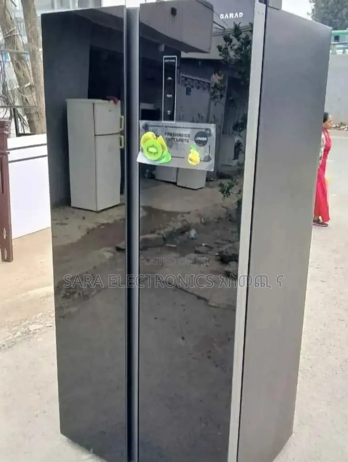 Garad 500 Liters Double Door Galss