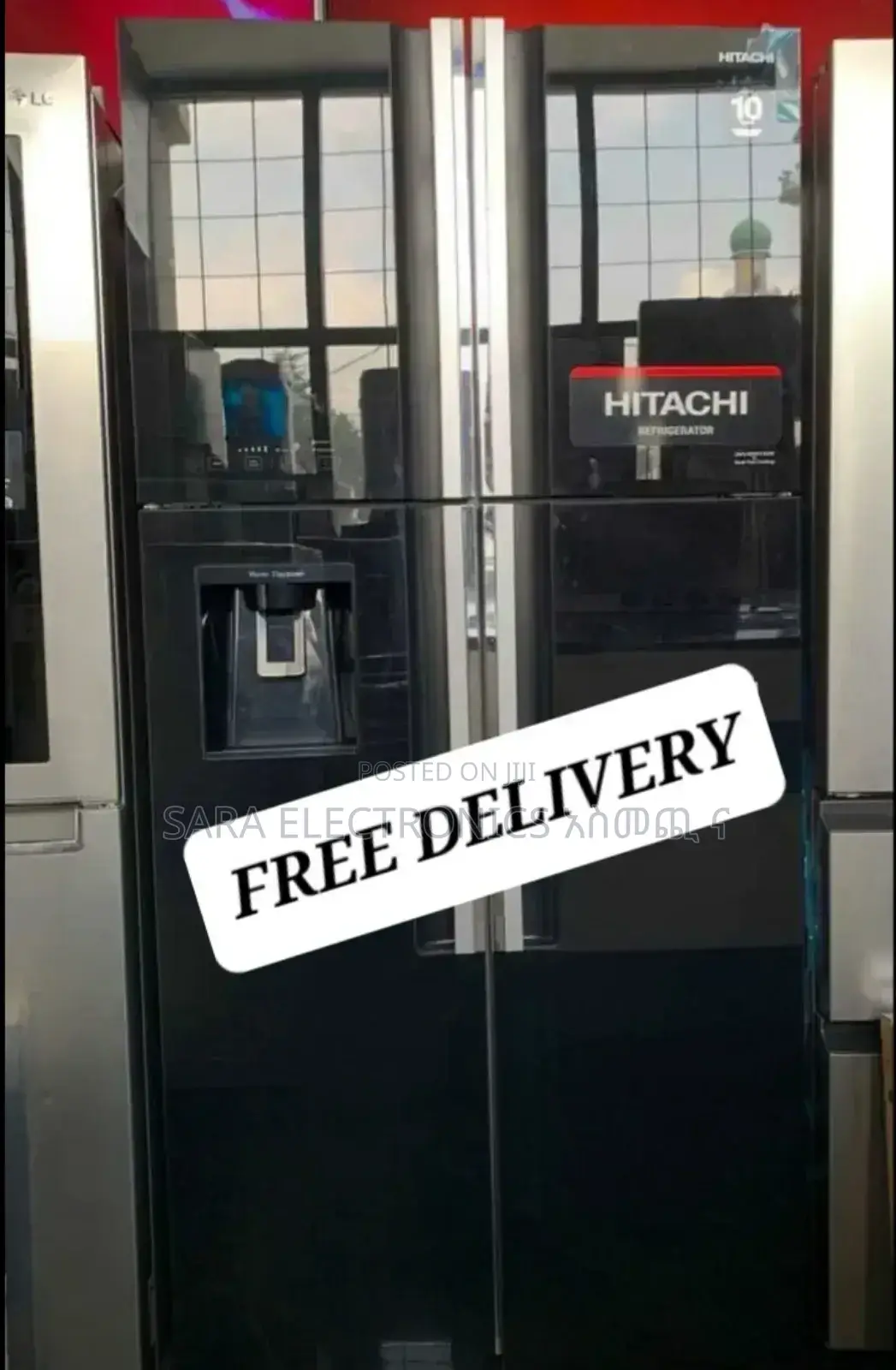 Hitachi Refgerator French Door 10 Years Warranty