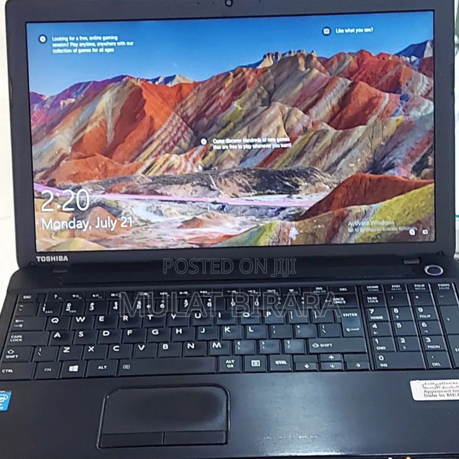 Laptop Toshiba Satellite C55 4GB Intel Core I5 HDD 500GB