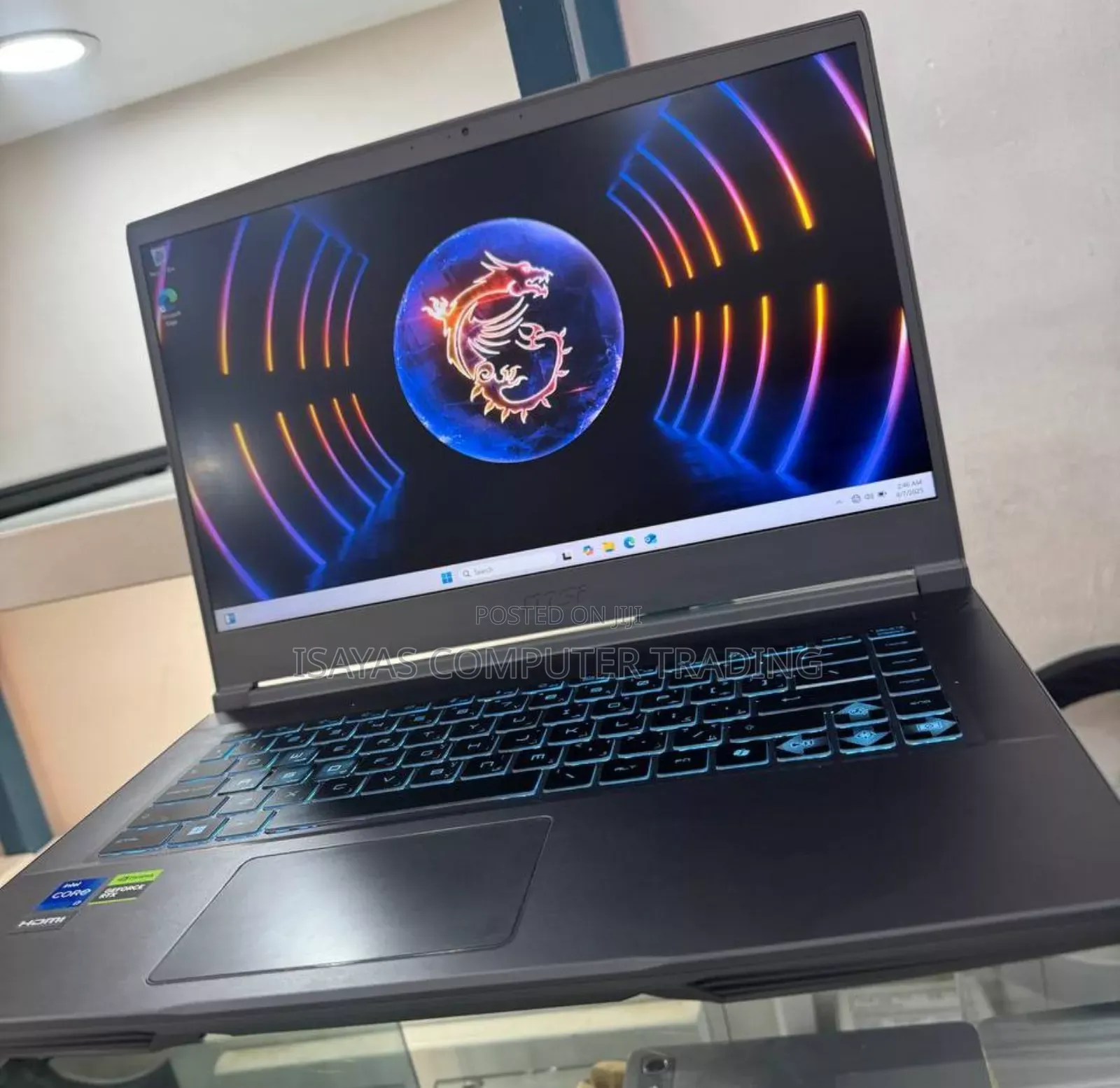 New Laptop MSI GF63 16GB Intel Core I7 SSD 512GB
