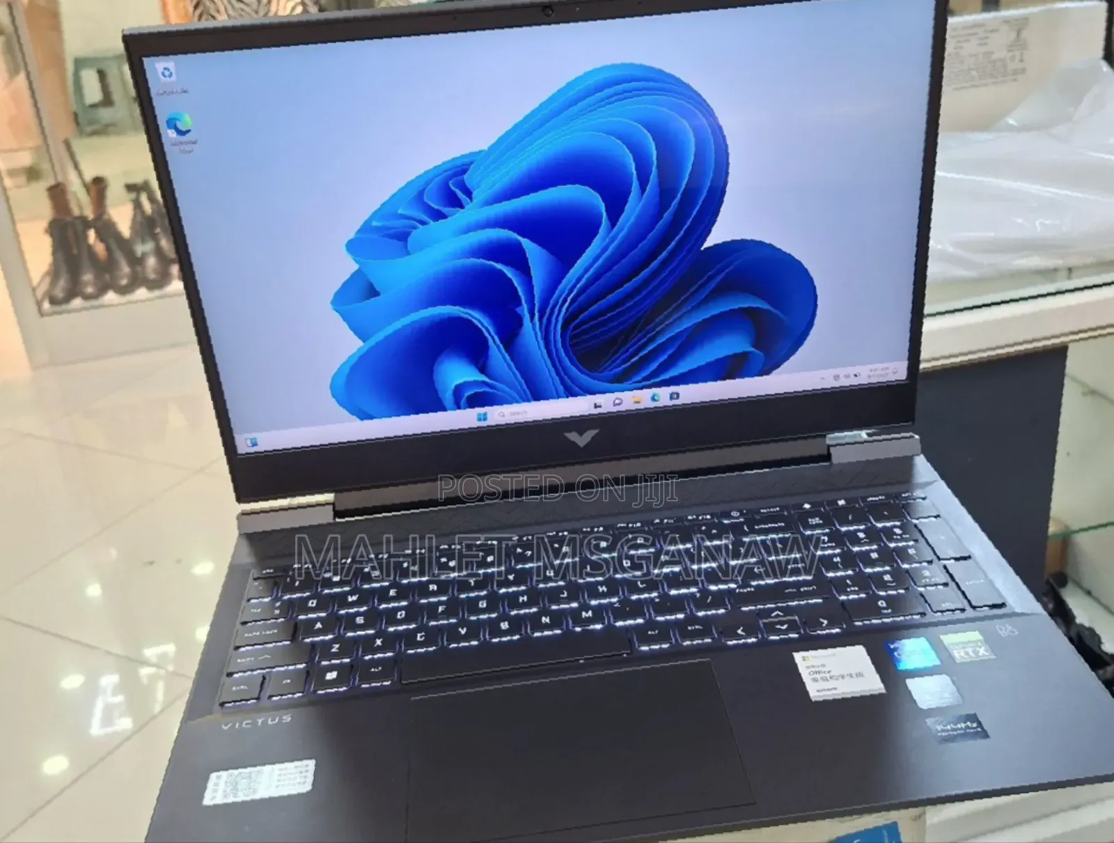 New Laptop HP Victus 16 16GB Intel Core I7 SSD 512GB