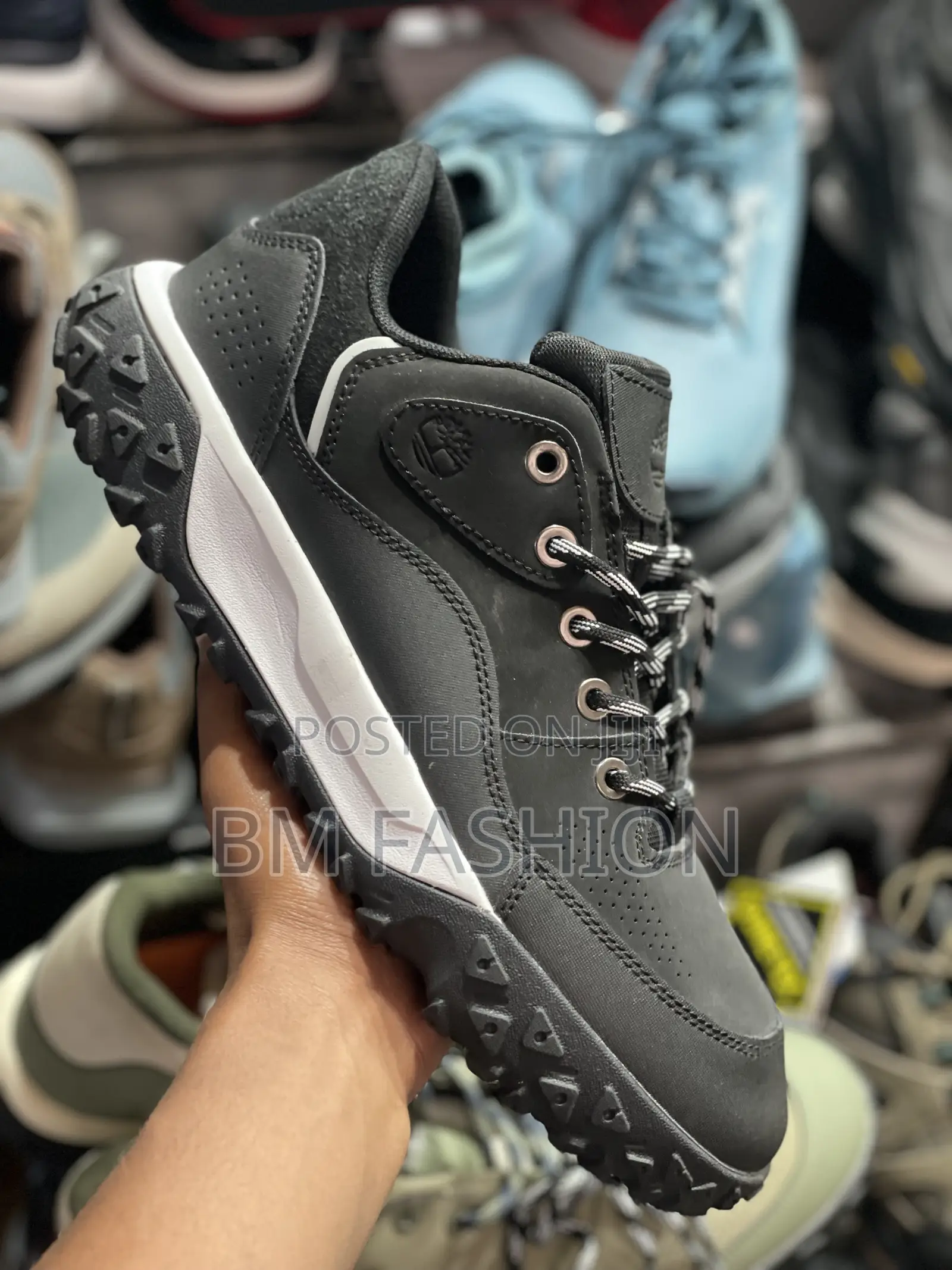 Greenstride Timberland Low Black Rubber Sole