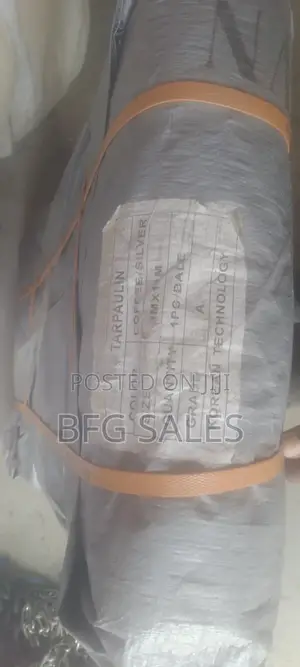 Photo - 9x11m Tarpaulin Coffee/Silver (ሸራ)-Korea