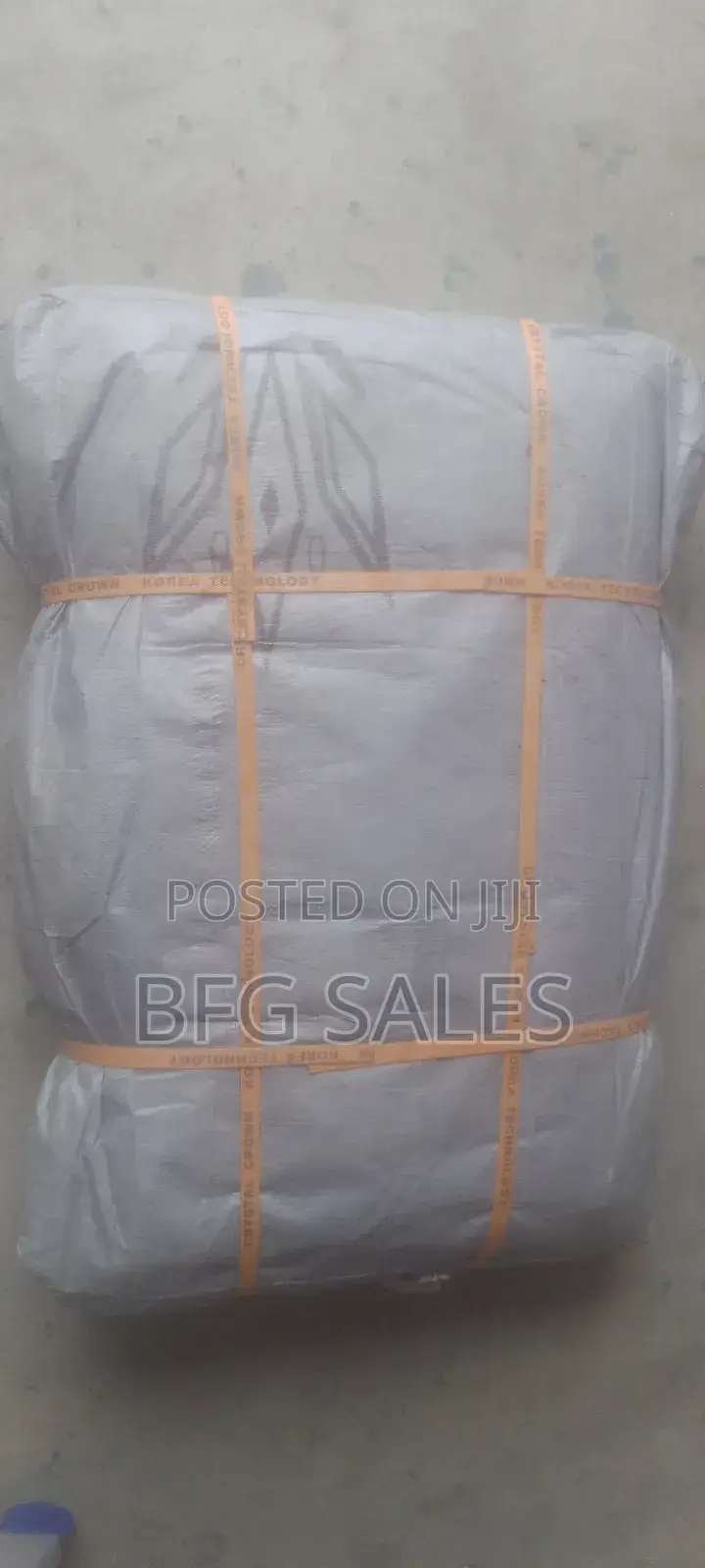 9x11m Tarpaulin Coffee/Silver (ሸራ)-Korea